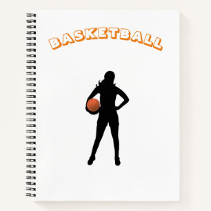 Basketball-Notebook mit Name & Jersey # Notizbuch