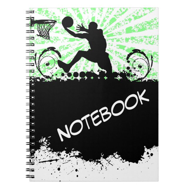 Basketball-Notebook Notizblock (Vorderseite)