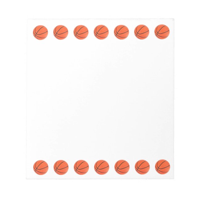 Basketball Notizblock (Vorderseite)