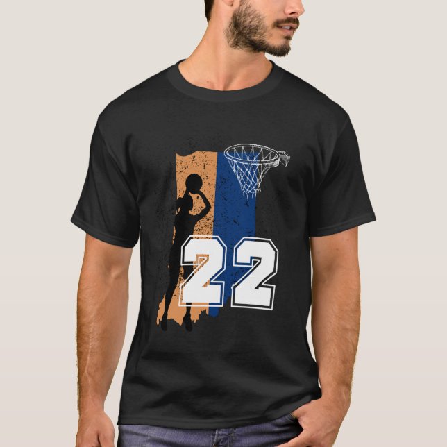 Basketball Nr. 22 Women Basketball Jersey T-Shirt (Vorderseite)
