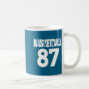 Basketball Nummer 87 Mein Lieblingsbasketballspiel Kaffeetasse