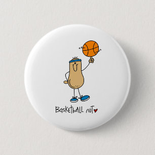 Basketball-Nuss Button