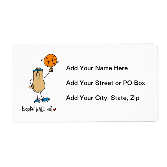 Basketball Nut T - Shirt und Geschenke (Vorne)