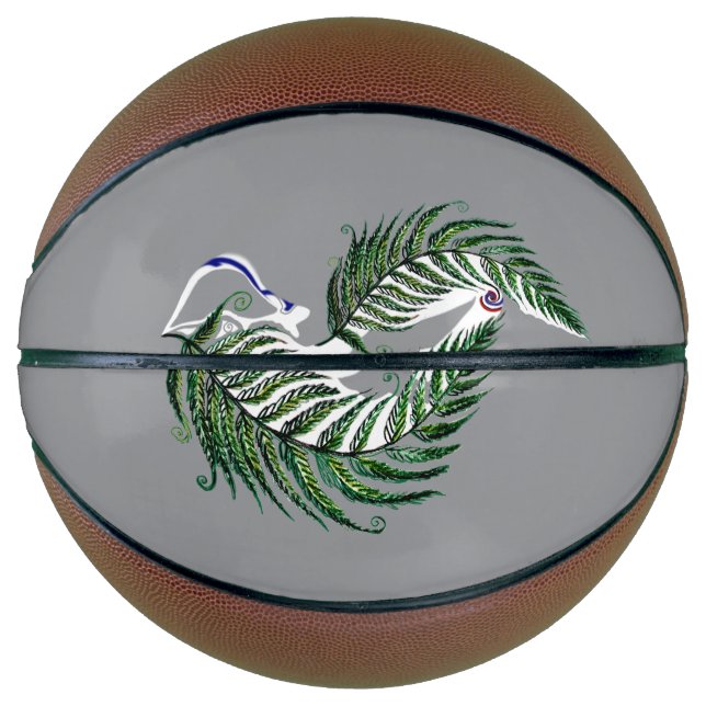 Basketball NZ Aotearoa Fern Design (Vorderseite)