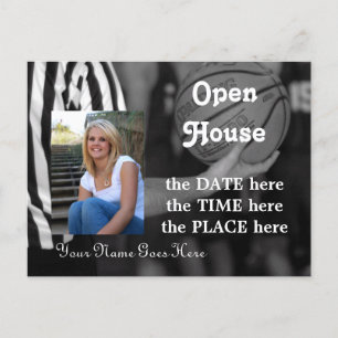 Basketball, offene Postkarte