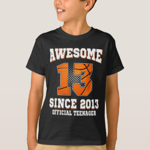 Basketball Offizieller Teenager Seit 2013 13. Witz T-Shirt