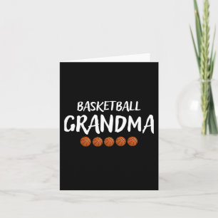 Basketball Oma Großmutter Grammy Nana Mimi Karte