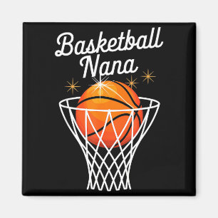 Basketball-Oma Nana Basketballkorb Muttertag Magnet