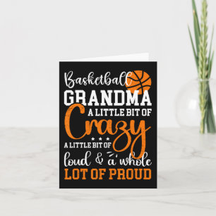 Basketball Oma Proud Großmutter von Basketba Karte