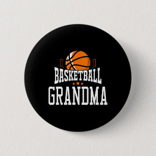 Basketball Oma Team Sportfan Button
