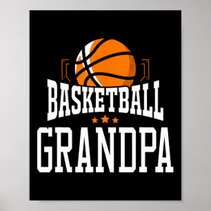 Basketball Opa Team Sportfan Poster
