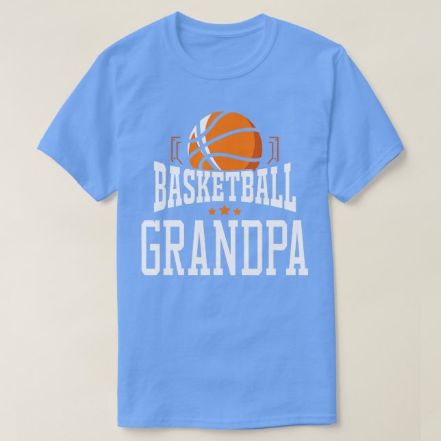 Basketball Opa Team Sportfan T-Shirt (Design vorne)