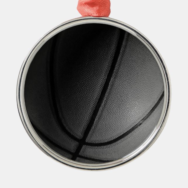 Basketball Ornament Aus Metall (Vorne)