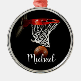Basketball Ornament Aus Metall