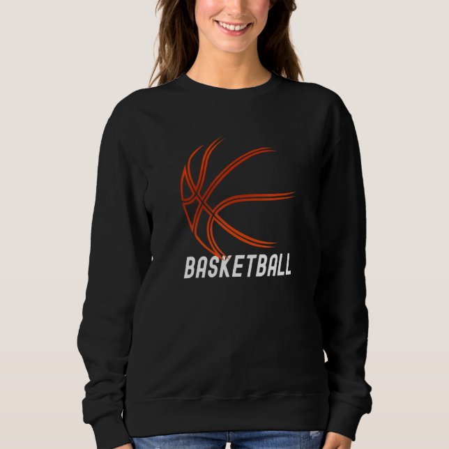 Basketball Outdoor Bball Indoor Basketball Artwork Sweatshirt (Vorderseite)