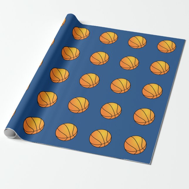Basketball-Packpapier Geschenkpapier (Ungerollt)