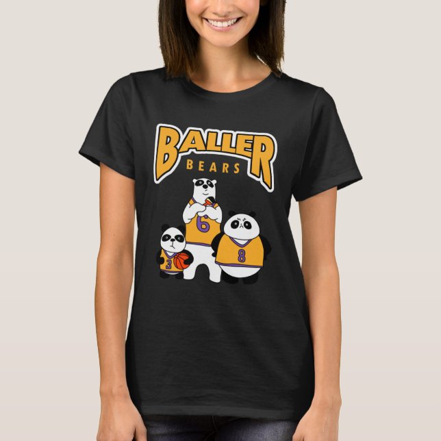 Basketball Panda Bears with Undercover Polar Bear T-Shirt (Vorderseite)