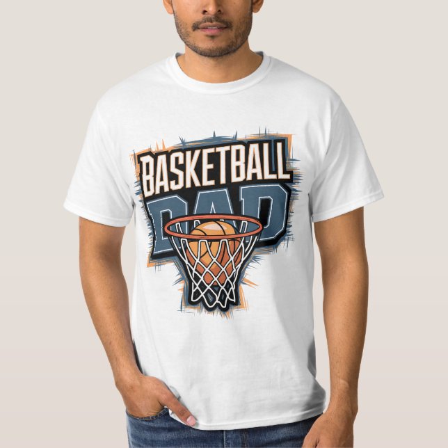 Basketball Papa T-Shirt (Vorderseite)