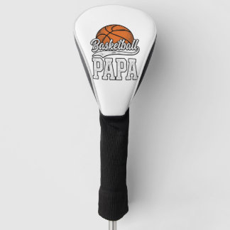 Basketball Papa Vintage Engraving Shirt Design_1 Golf Headcover