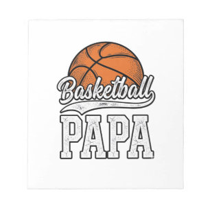 Basketball-Papa-Vintage-Gravur-Shirt-Design_1 Notizblock