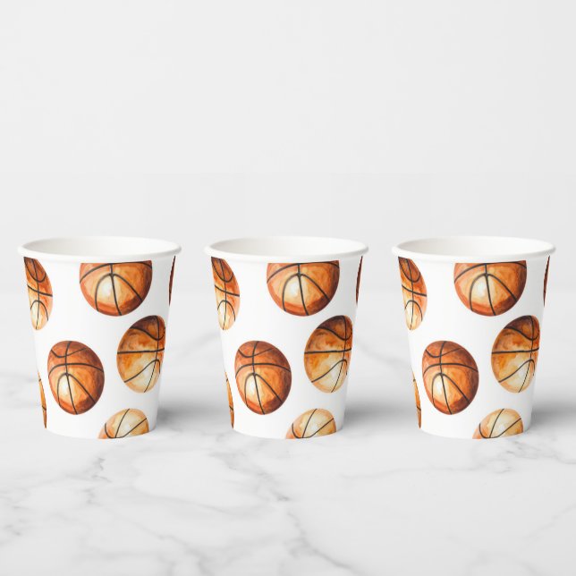 Basketball Paper Cup Pappbecher (Multi)