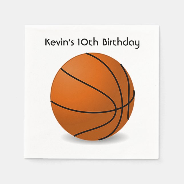 Basketball Paper Napkins Serviette (Vorderseite)