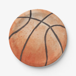 Basketball-Papierteller Pappteller
