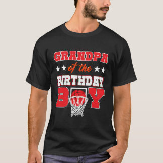 Basketball-Party Opa der Geburtstagsboy-Balle T-Shirt