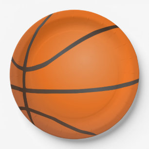 Basketball-Party-Papier-Teller Pappteller