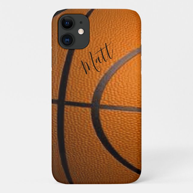 Basketball Personal Case-Mate iPhone Hülle (Rückseite)