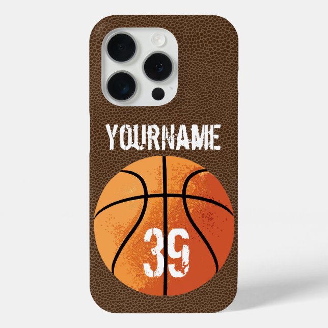 Basketball (personalisierbar) Case-Mate iPhone hülle (Rückseite)