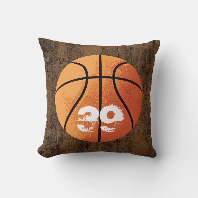 Basketball (personalisierbar) kissen (Vorderseite)