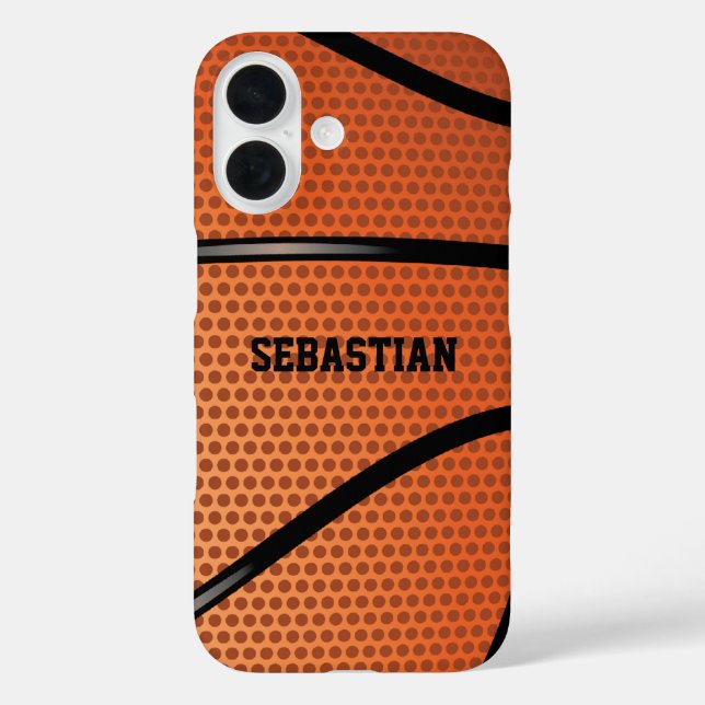 Basketball Personalisiert Case-Mate iPhone Hülle (Rückseite)
