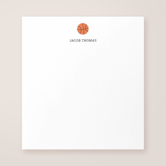 Basketball Personalisiert Notizblock (Von Creator hochgeladen)