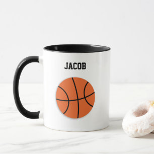 Basketball Personalisierte Kinder Tasse