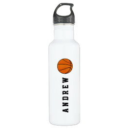 Basketball-personalisierter Name oder Monogramm Trinkflasche