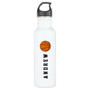 Basketball-personalisierter Name oder Monogramm Trinkflasche