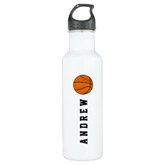 Basketball-personalisierter Name oder Monogramm Trinkflasche