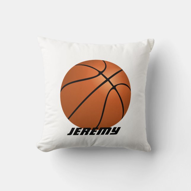 Basketball-personalisiertes Kissen (Vorderseite)