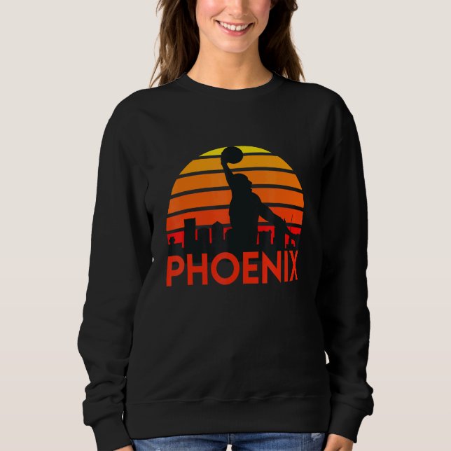 Basketball Phoenix Arizona Skyline Sweatshirt (Vorderseite)