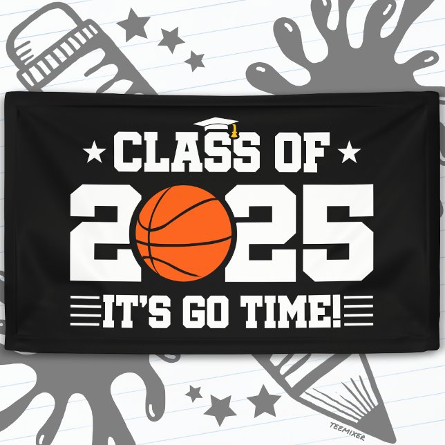 Basketball Player Abschluss Class of 2025 Senior Banner (Von Creator hochgeladen)