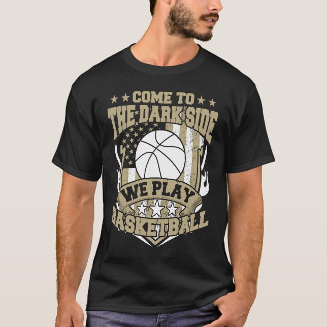 Basketball Player Basketballer Sports funny quote  T-Shirt (Vorderseite)