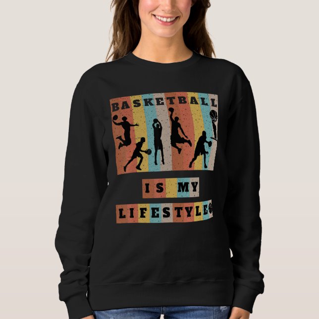 Basketball Player  & Bball Fans Apparel Baller 1 Sweatshirt (Vorderseite)