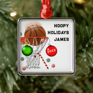 Basketball Player Collectif Ornament Aus Metall