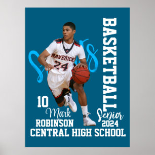 Basketball Player Game Foto Poster