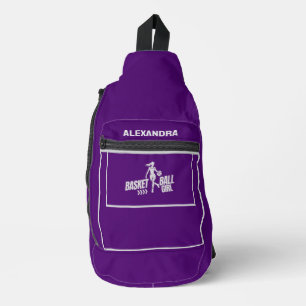 Basketball Player Girl, Team, Geburtstagsgeschenk Crossbody Bag