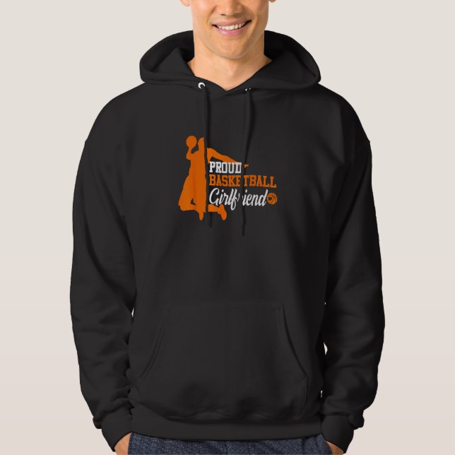 Basketball Player Girlfriend Sports Lover Coach Gr Hoodie (Vorderseite)