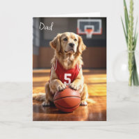 Basketball Player Goldener Retriever für Vater