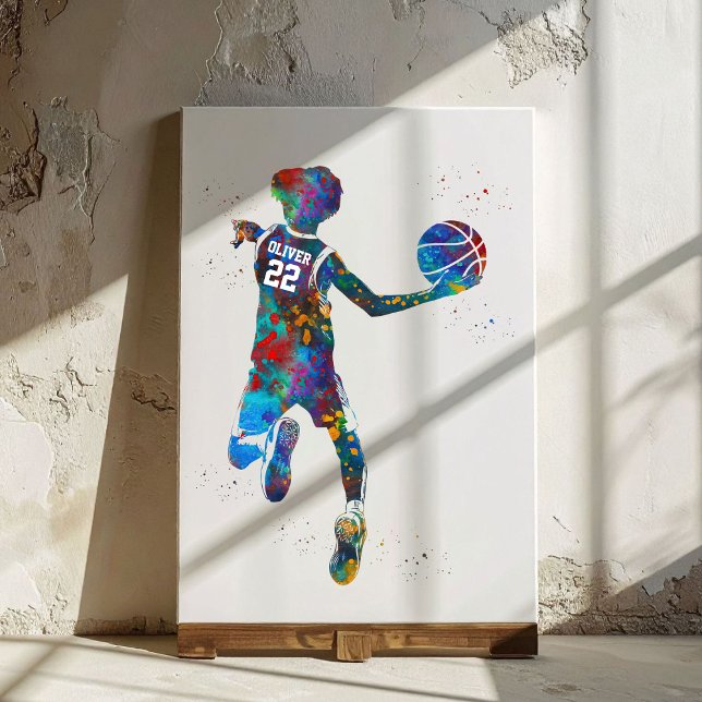 Basketball Player Leinwanddruck (Von Creator hochgeladen)