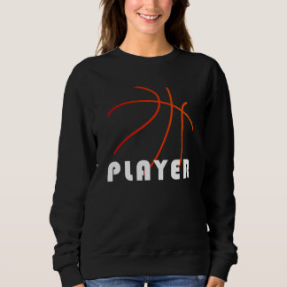 Basketball Player | Mimimal-Modernes Design Sweatshirt